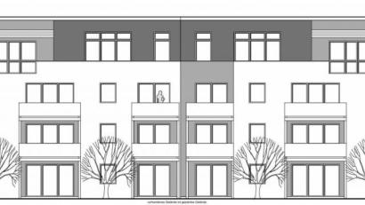 Bild: Architekt Würfl
22 Wohnungen sollen in der neuen Eigentumswohnanlage nahe dem Schwesternwohnheim (im Bild die Südansicht) entstehen. Der Bauherr, die „Bavaria Immobilien GmbH & GSH GmbH & Co.KG“, will auch das Schwesternwohnheim selbst sanieren.