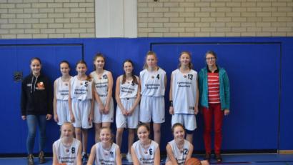 Bild: exb
Die siegreiche Mädchenmannschaft.