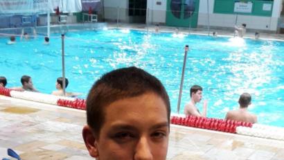 Bild: mr
Andreas Widiker, genannt "Giovanni", ist eines der großen Talente bei den Weidener Wasserballern.