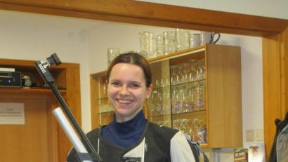 Bild: slh
Johanna Manner erzielte im Rundenwettkampf der Eichelbach-Schützen 380 Ringe.