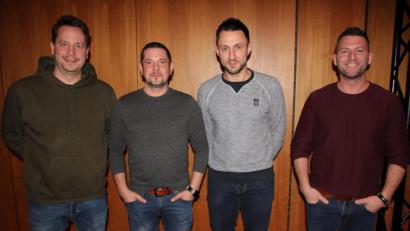 Bild: kro
Die vier neuen Fischereiaufseher (von links) Markus Zepner, Christian Sommer, Andreas Bäuml und Andreas Brandner.