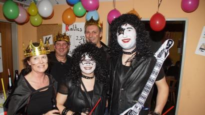 Bild: mmj
Könige und Kiss-Musiker waren beim "Alles-K-Fasching" im Sportheim dabei.