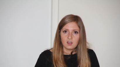 Bild: frd
Kämmerin Lisa Biegerl erläuterte den Haushaltsplan.