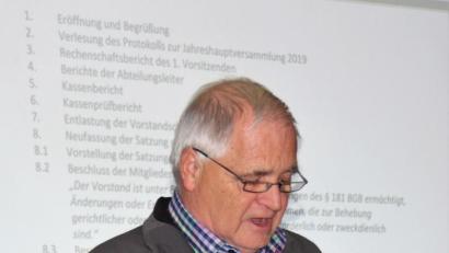 Bild: stg
Josef Kukla blickte auf das Fußball-Geschehen im Jugendbereich zurück