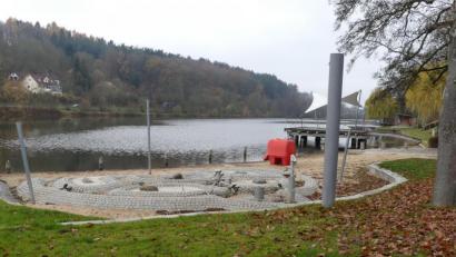 Bild: rn
Der Rußweiher spielt in den Programmen der Eschenbacher Bürgermeisterkandidaten eine große Rolle.