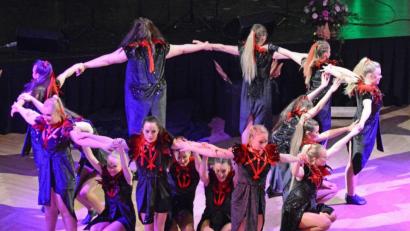 Bild: eib
Modern Dance mit Akrobatik, Hip Hop, Ballett und Jazz: Die Tanzgruppe Grün-Weiß zog alle Register.