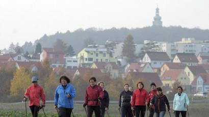 Archivbild: Wolfgang Steinbacher
Die Kümmersbrucker Sportcard gibt es auch in diesem Jahr wieder. Neu im Programm, das man mit ihr ausprobieren kann, ist Nordic Walking (Archivbild).