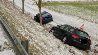 Bild: Joachim Gebhardt
Glücklicherweise blieben beide Fahrer unverletzt nach der Rutschpartie.