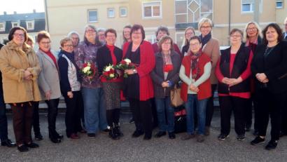 Bild: Hirsch
Die SPD-Frauen trafen sich zur Bezirksversammlung und wählten einen neuen Vorstand mit Christine Trenner (Mitte) an der Spitze.