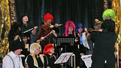 Bild: agr
Zog beim Frauenfasching alle Register: das „Luftpumpenorchester“.