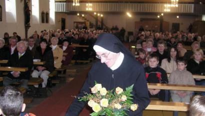 Archivbild: bjo
Schwester Antholiana anlässlich ihres 50-jährigen Professjubiläums.