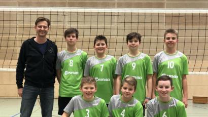 Bild: gsp
Die Mannschaft von Trainer Thomas Schaller (links) belegte bei der nordbayerischen Meisterschaft Platz drei.