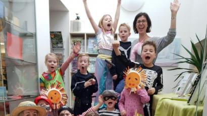 Bild: du
Kinderfasching in der Schirmitzer Bücherei.