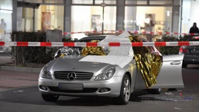 Bild: Boris Roessler
In Hanau wurden neun Menschen erschossen.