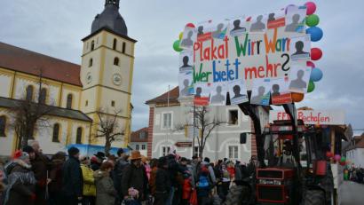 Bild: jr
Plakat-Wirrwarr in Mitterteich.