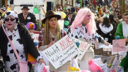 Bild: Portner
Landwirtschaft und Steuern. Diese Themen werden sicher auch heuer bei den Faschingszügen im Landkreis nicht fehlen.