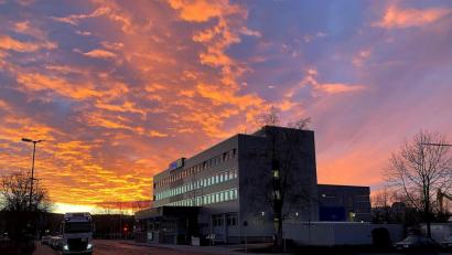Bild: Alexander Unger
Farbspektakel am Himmel über den Oberpfalz-Medien.