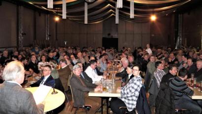 Bild: ubb
Das Interesse am Zustand der Wälder ist groß: 220 Teilnehmer kommen zur Jahreshauptversammlung der Forstbetriebsgemeinschaft.