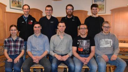 Bild: exb
Die neue Führungsriege bilden (stehend, von links) Johannes Nickl, Sebastian Mois, Michael Strobel, Johannes Eckl sowie (sitzend, von links) Theresa Bäumler, Johannes Wittmann, Peter Hammer, Thomas Hösl und Martin Frank.