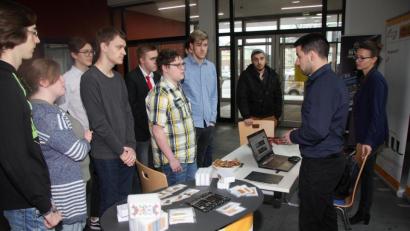 Bild: wro
Gut besucht waren die Infostände bei der Job- und Praktikantenbörse.