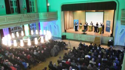 Bild: Gabi Schönberger
Die fünf Weidener OB-Kandidaten stellten sich bei der Podiumsdiskussion von Oberpfalz-Medien den Fragen der Redakteure und Leser.