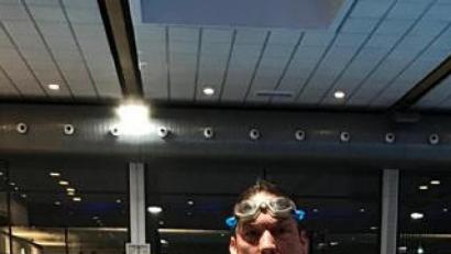 Bild: exb
Nicole Maderer und Helmut Graf teilten sich zehn Kilometer beim Langstreckenschwimmen in Nürnberg.