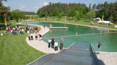 Archivbild: Petra Hartl
Das Naturerlebnisbad Schnaittenbach. Hier könnte sich die SPD sogenannte "Natur-Lodges" vorstellen.