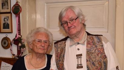 Bild: fjo
Auf die fürsorgliche Pflege ihres Sohnes Hermann führt Betty Wölfel es zurück, so ein langes Leben erfahren zu können.