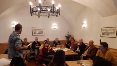 Bild: exb
Wahlveranstaltung der Hirschauer Grünen.