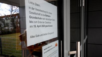 Bild: Stephan Huber
Ab Montag bleiben alle Schulen in Bayern geschlossen, darunter auch die Barbara-Grundschule in Amberg.
