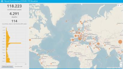 Bild: WHO
Die Karte der WHO