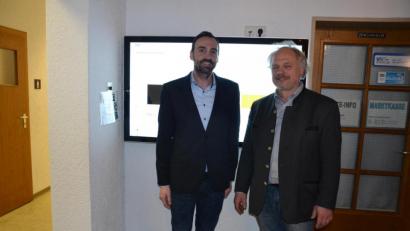 Bild: gi
Am Sonntag, 29. März, kommt es zu einer Bürgermeister-Stichwahl in Moosbach zwischen Armin Bulenda (links) und Fritz Steinhilber.