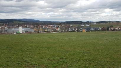 Bild: gi
Auf diesem drei Hektar großen Gelände südlich des Steinwerkes Rappl in Moosbach soll eine Photovoltaik-Anlage mit 3 MWp Leistung entstehen.