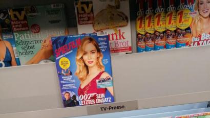 Bild: Portner
Tageszeitungen und TV-Magazine sind derzeit gefragt, wie dieses ausgeräumte Regal in einem Einkaufsmarkt in Neunburg vorm Wald zeigt.