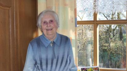 Bild: ils
Anna Hauer feiert ihren 90. Geburtstag nur mit den Menschen der Hausgemeinschaft.