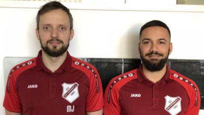 Bild: hpr
Michael Jakusevic (links) und Donald Jakob sind in der neuen Saison die Spielertrainer beim SV Michaelpoppenricht.