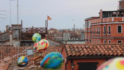 Bild: Noa Pane/exb
So sieht Noa Panes Aktion in Venedig aus.