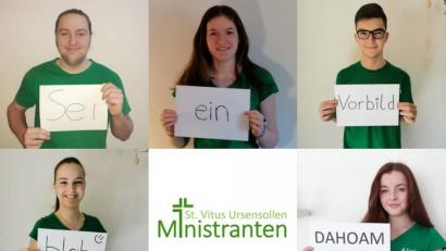 Bild: Ministranten Ursensollen/exb
Ministranten gehen mit gutem Beispiel voran