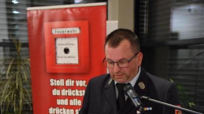 Bild: mde
Jugendfeuerwehrwart Christian Schmid.