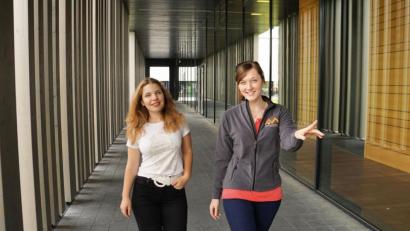 Archivbild: Seidl/OTH Amberg-Weiden
Eine Führung über den Campus ist zurzeit nicht möglich, Infos aus erster Hand gibt es dennoch von Studierenden.