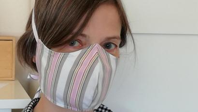 Bild: exb
Fast 1000 Masken haben die Näherinnen schon gefertigt.
