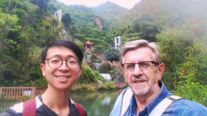 Bild: exa
Der gute Ray Wu aus Sichuan und sein Amberger Mentor Peter Brunner.