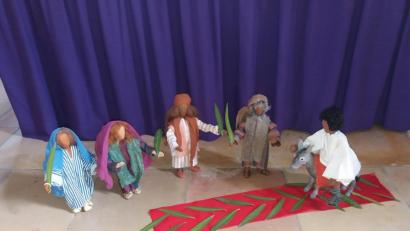 Bild: exb
Mit Egli-Figuren werden während der Karwoche und der Ostertage in der Marktkirche in Kastl Stationen aus den letzten Tagen Jesu nachgestellt