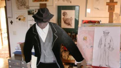 Archivbild: Rainer Christoph
Von Johann Baptist Clemens Scharnagl gibt es keine Fotografie. Eine Altenstädter Künstlerin arbeitete nach vielen Gesprächen mit Menschen, die ihn kannten, ein Bild für das Museum.