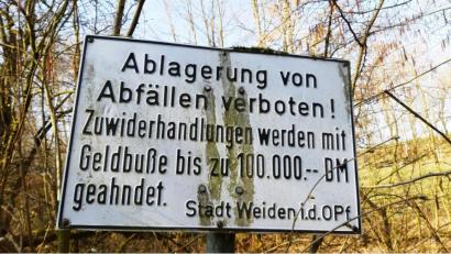 Bild: Kunz
Die Stadt Weiden setzt auf die gute alte D-Mark.