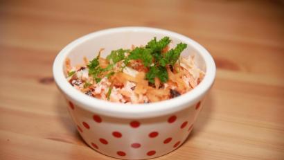 Bild: njn
Kohlrabi-Karotten-Salat