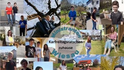 Bild: Ministranten Wiesau/exb
Zum Abschluss der Osteraktionen sammelte man die Fotos, um sie zu einem Gesamtbild zusammenzufügen.