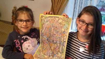 Bild: Eva-Maria Grund
Das am Samstag vor zwei Wochen veröffentlichte Amberg-Wimmelbild von Julia Kederer kam bei unseren Lesern sehr gut an. „Miriam und Marie fanden es super“, schreibt uns ihre Mutter Eva-Maria Grund aus Vilseck.