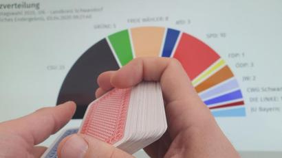 Bild: Tietz
Derzeit werden bei den im Kreistag vertretenen Gruppierungen die Karten gemischt: Mit wem bildet die CSU die „Mehrheitsfraktion“? In der ersten Kreistagssitzung wird sich auch zeigen, wer letztendlich in den Ausschüssen zum Zug kommt.