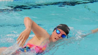 Bild: gb
Kathrin Bachmeier wäre bei den deutschen Meisterschaften in Berlin über 100 Meter Freistil an den Start gegangen, doch die Titelkämpfe wurden wegen der Coronavirus-Pandemie abgesagt.